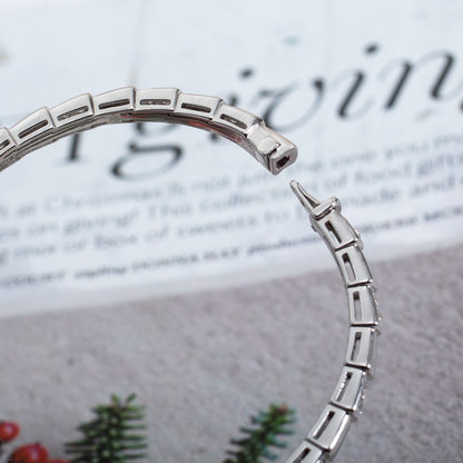 [⭐Hevara Jewelry]SERPENTI BRACELET SILVER DIAMOND