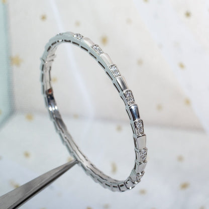 [⭐Hevara Jewelry]SERPENTI BRACELET SILVER DIAMOND