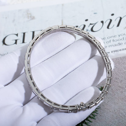 [⭐Hevara Jewelry]SERPENTI BRACELET SILVER DIAMOND