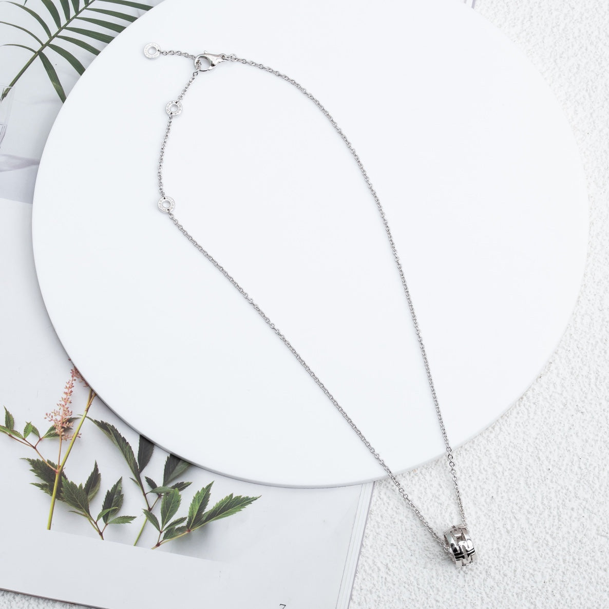 [⭐Hevara Jewelry]PARENTESI NECKLACE SILVER