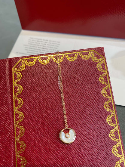 [⭐Hevara Jewelry]AMULETTE ROSE GOLD MOP NECKLACE