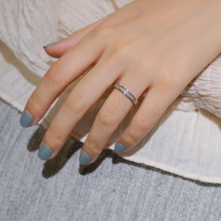 [⭐Hevara Jewelry]LOVE RING 2.65MM DIAMOND