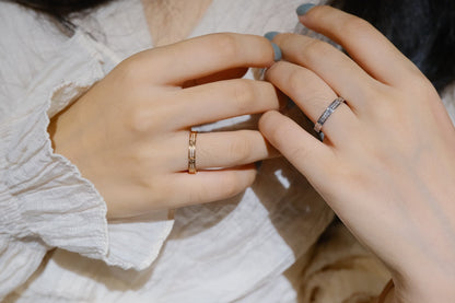 [⭐Hevara Jewelry]LOVE RING 2.65MM DIAMOND
