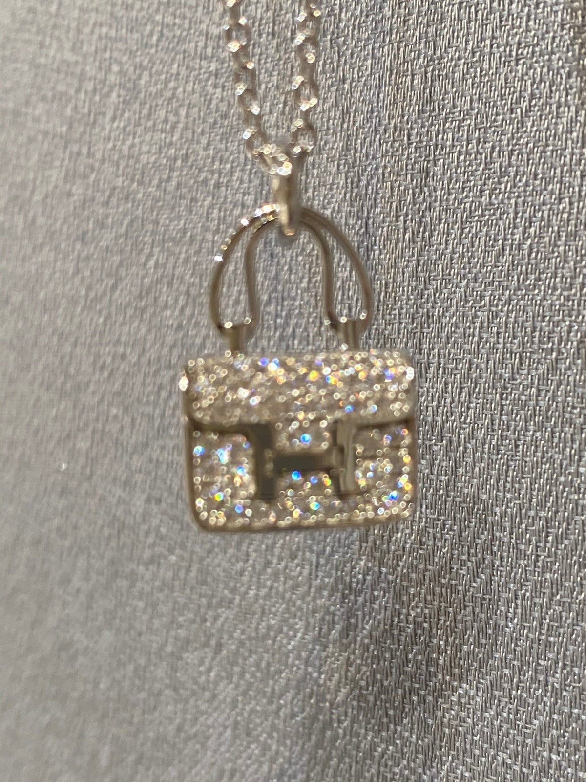 [⭐Hevara Jewelry]CONSTANCE PEDANT DIAMOND NECKLACE