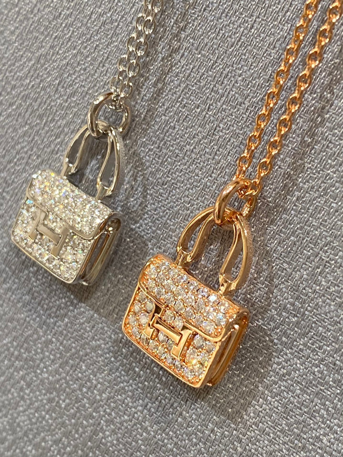 [⭐Hevara Jewelry]CONSTANCE PEDANT DIAMOND NECKLACE