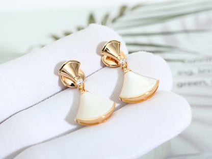 [⭐Hevara Jewelry]DREAM MOP PINK GOLD EARRINGS