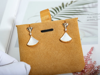 [⭐Hevara Jewelry]DREAM MOP PINK GOLD EARRINGS