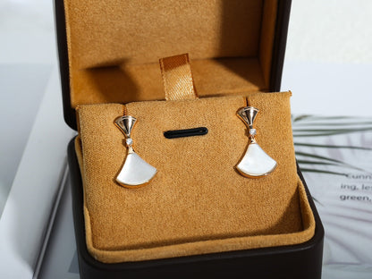 [⭐Hevara Jewelry]DREAM MOP PINK GOLD EARRINGS