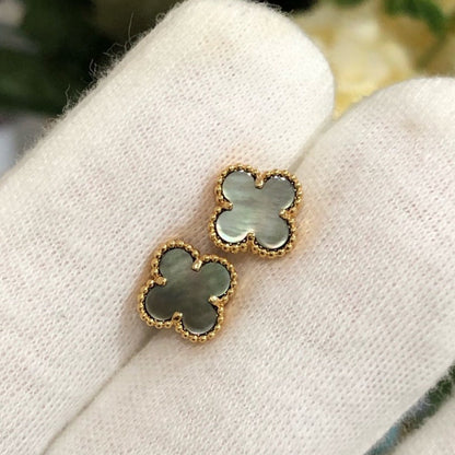 [⭐Hevara Jewelry]CLOVER MINI GOLD EARRINGS