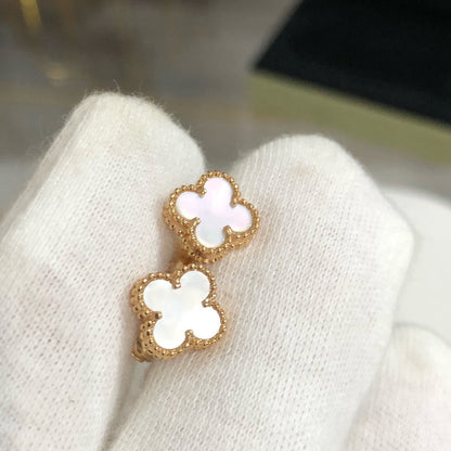 [⭐Hevara Jewelry]CLOVER MINI GOLD EARRINGS