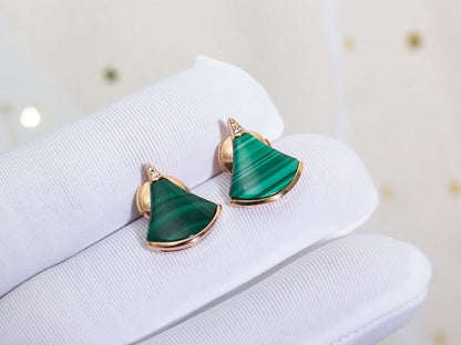 [⭐Hevara Jewelry]DIVAS DREAM EARRINGS PINK GOLD