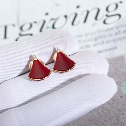 [⭐Hevara Jewelry]DIVAS DREAM EARRINGS PINK GOLD