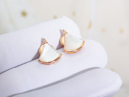 [⭐Hevara Jewelry]DIVAS DREAM EARRINGS PINK GOLD