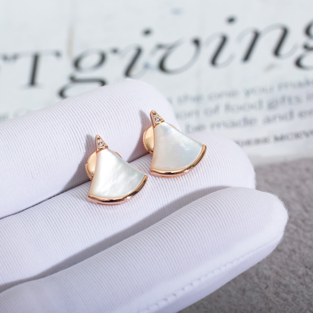 [⭐Hevara Jewelry]DIVAS DREAM EARRINGS PINK GOLD