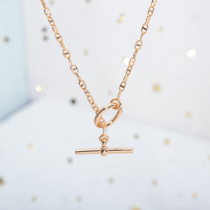 [⭐Hevara Jewelry]ECHAPPEE NECKLACE PINK GOLD