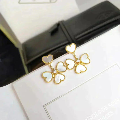 [⭐Hevara Jewelry]CLOVER SWEET WHITE MOP EARRINGS