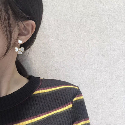 [⭐Hevara Jewelry]CLOVER SWEET WHITE MOP EARRINGS