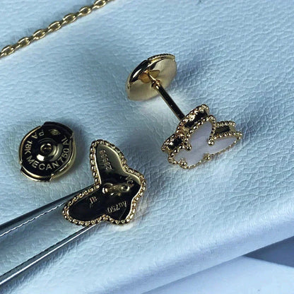 [⭐Hevara Jewelry]SWEET BUTTERFLY MOP EARSTUDS