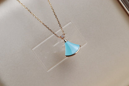 [⭐Hevara Jewelry]DREAM NECKLACE TURQUOISE PINK GOLD