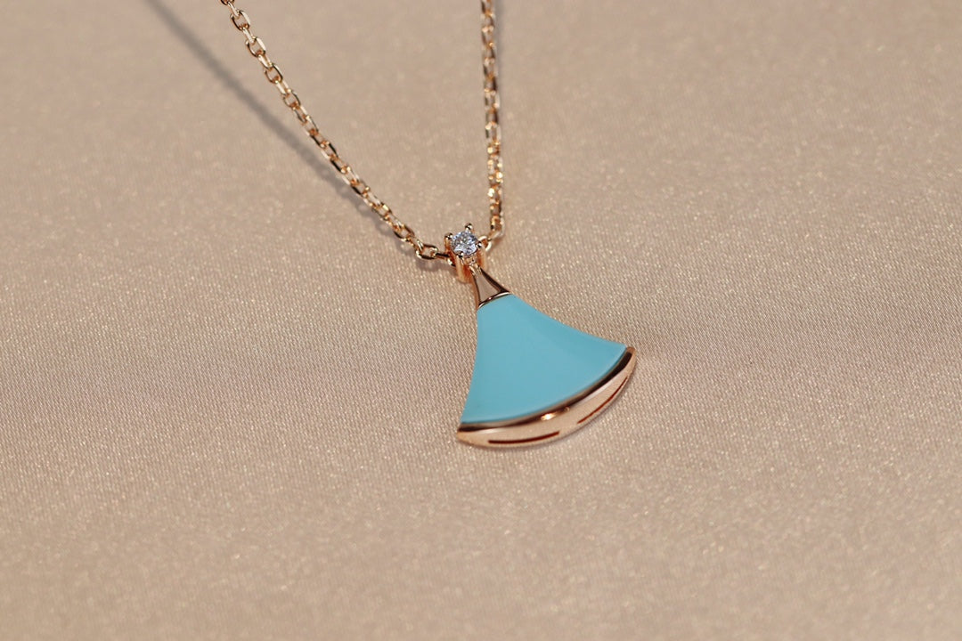 [⭐Hevara Jewelry]DREAM NECKLACE TURQUOISE PINK GOLD
