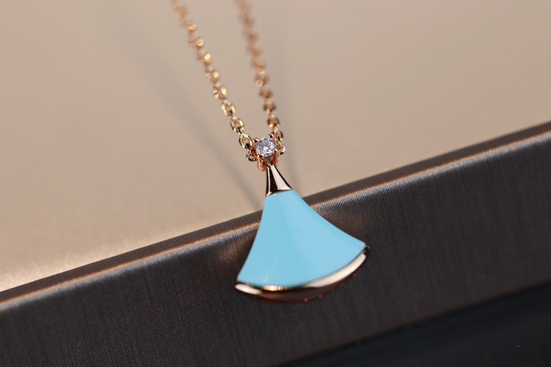[⭐Hevara Jewelry]DREAM NECKLACE TURQUOISE PINK GOLD