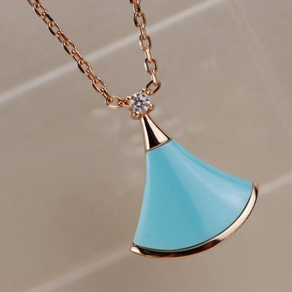 [⭐Hevara Jewelry]DREAM NECKLACE TURQUOISE PINK GOLD