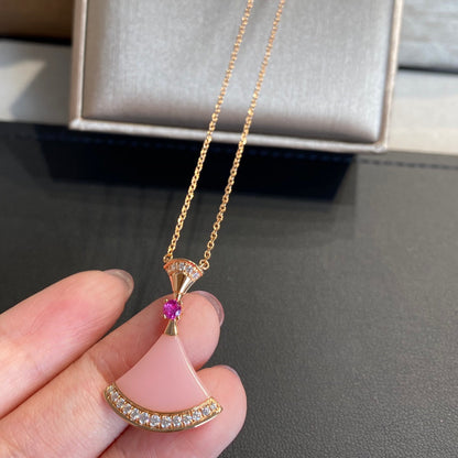 [⭐Hevara Jewelry]DREAM NECKLACE PINK OPAL