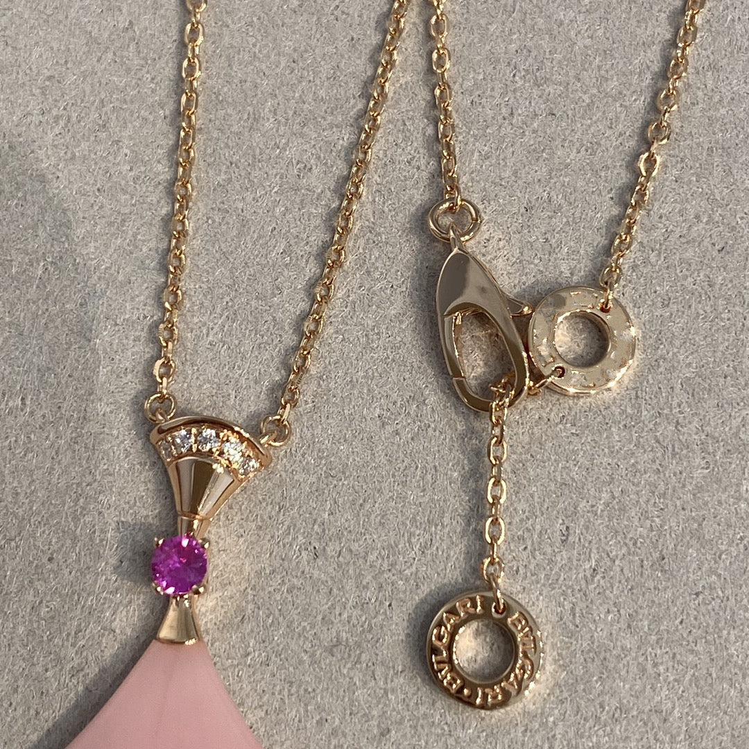 [⭐Hevara Jewelry]DREAM NECKLACE PINK OPAL