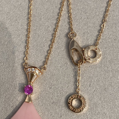 [⭐Hevara Jewelry]DREAM NECKLACE PINK OPAL
