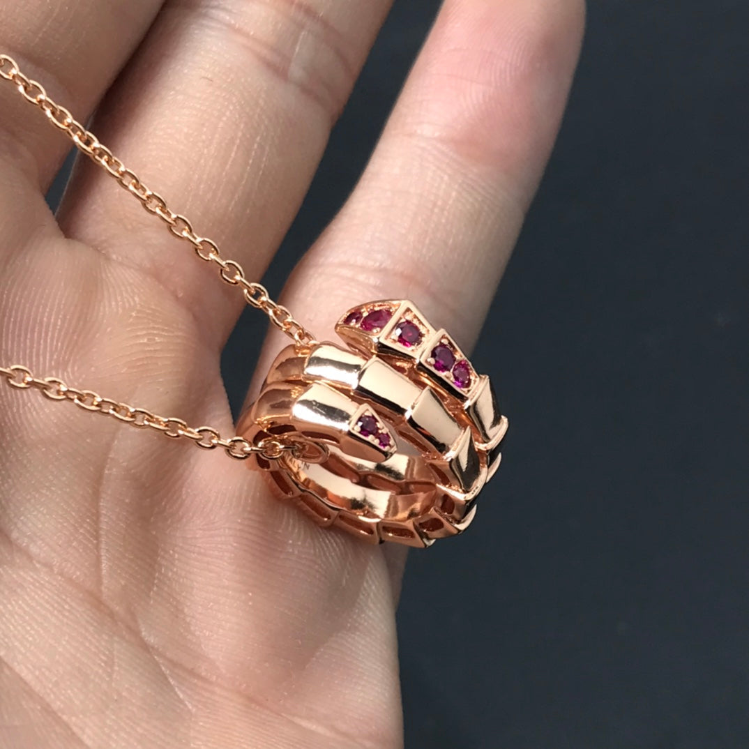 [⭐Hevara Jewelry]SERPENTI PEDANT NECKLACE