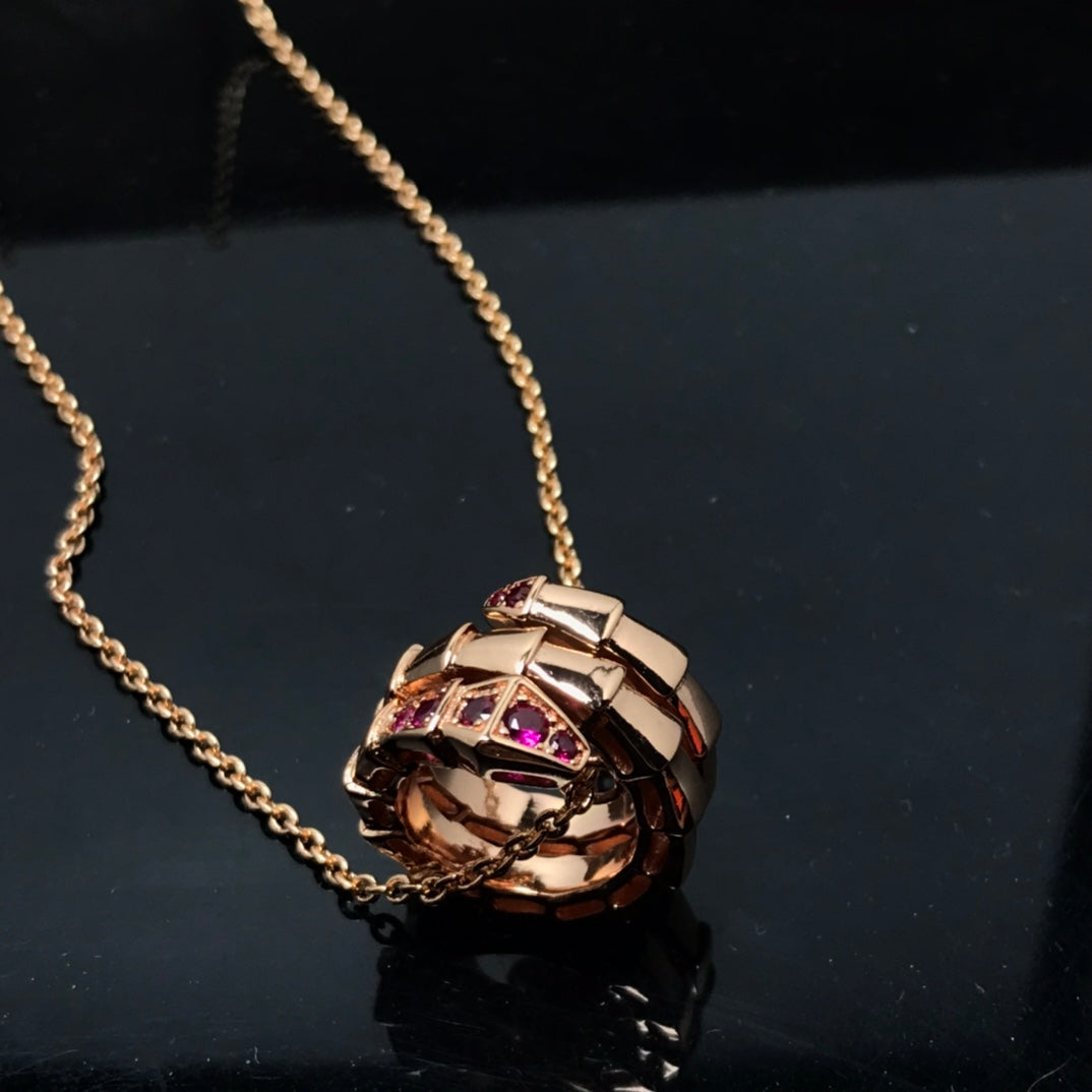 [⭐Hevara Jewelry]SERPENTI PEDANT NECKLACE