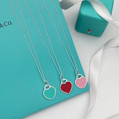 [Hevara Jewelry]HEART PEDANT SILVER NECKLACE