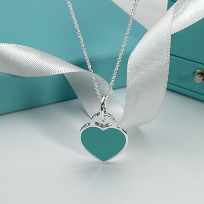 [Hevara Jewelry]HEART PEDANT SILVER NECKLACE