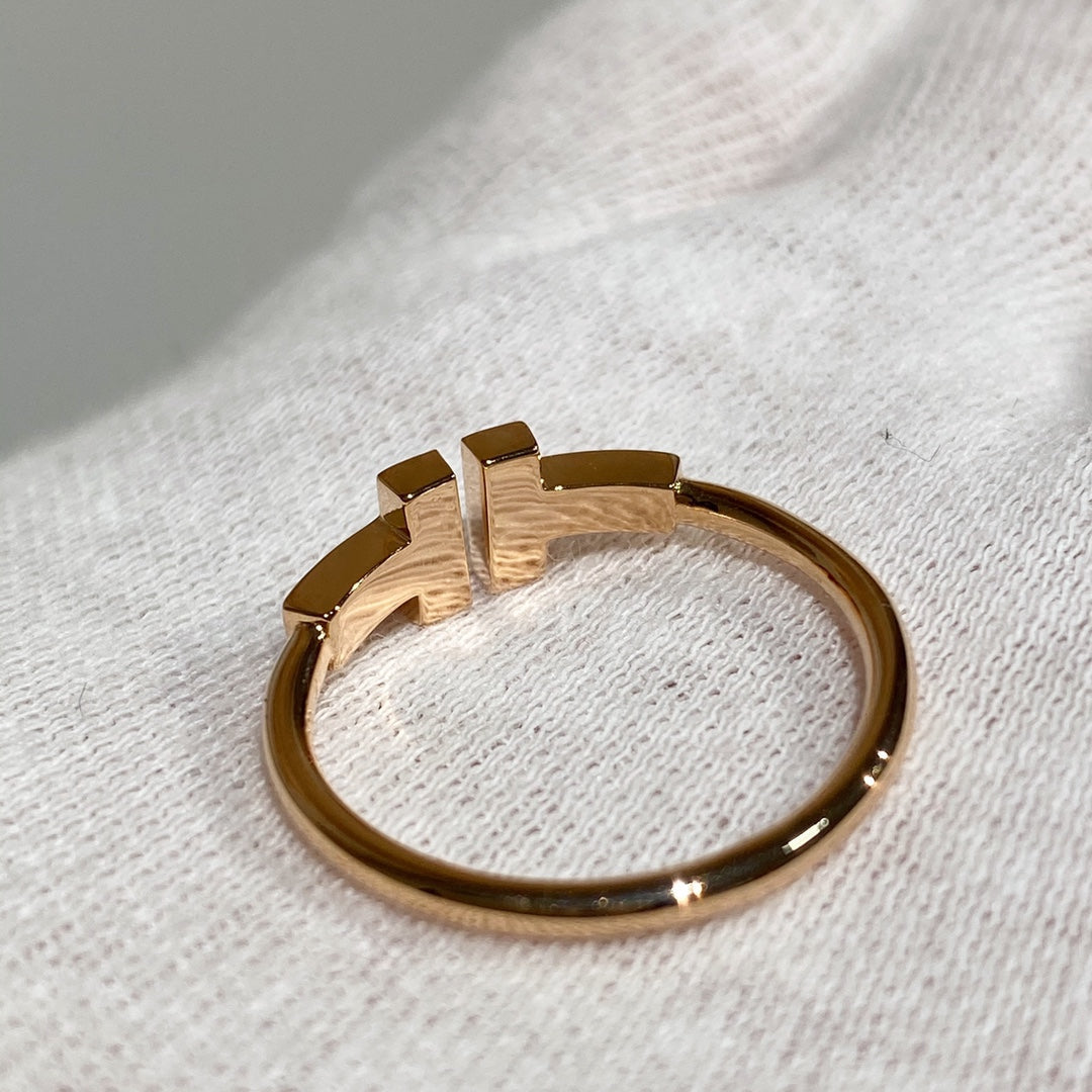 [Hevara Jewelry] WIRE RING DIAMOND PINK GOLD
