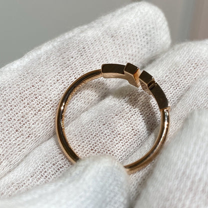 [Hevara Jewelry] WIRE RING DIAMOND PINK GOLD