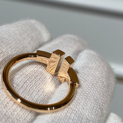 [Hevara Jewelry]T WIRE MOP DIAMOND RING PINK GOLD