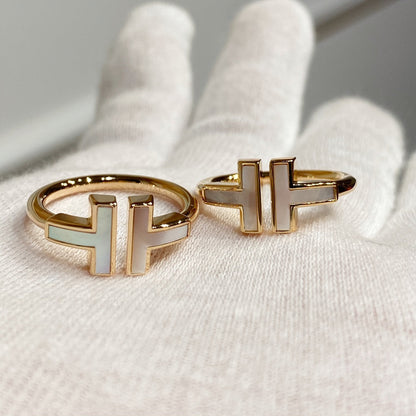 [Hevara Jewelry] WIRE MOP RING PINK GOLD