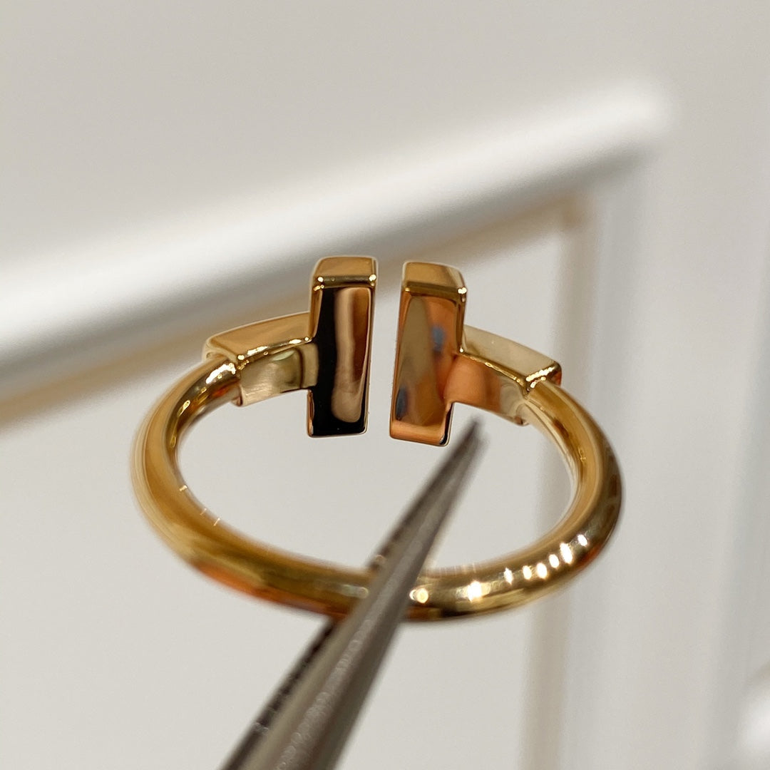 [Hevara Jewelry] WIRE MOP RING PINK GOLD