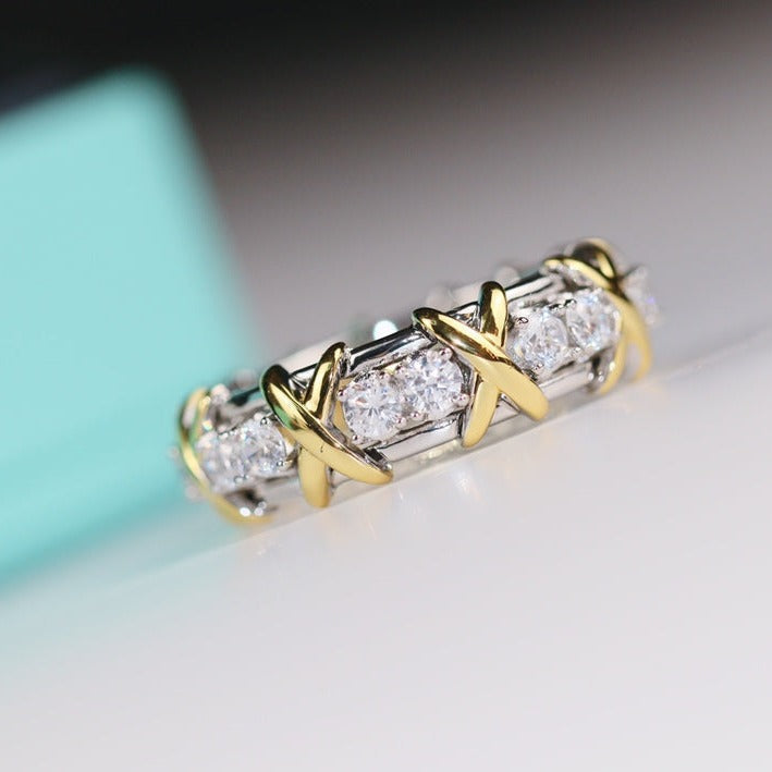 [Hevara Jewelry]SIXTEEN STONE RING GOLD
