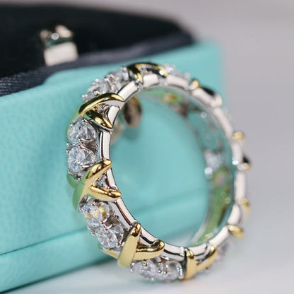 [Hevara Jewelry]SIXTEEN STONE RING GOLD