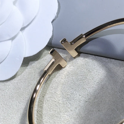 [Hevara Jewelry]T BRACELET PINK GOLD 1.8MM DIAMOND