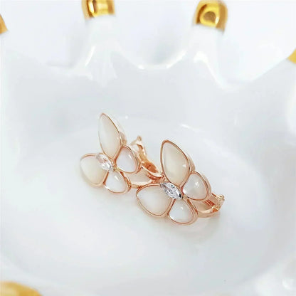 [⭐Hevara Jewelry]BUTTERFLY MOP DIAMOND EARRINGS