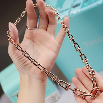 [Hevara Jewelry]HARDWEAR LINK GOLD NECKLACE