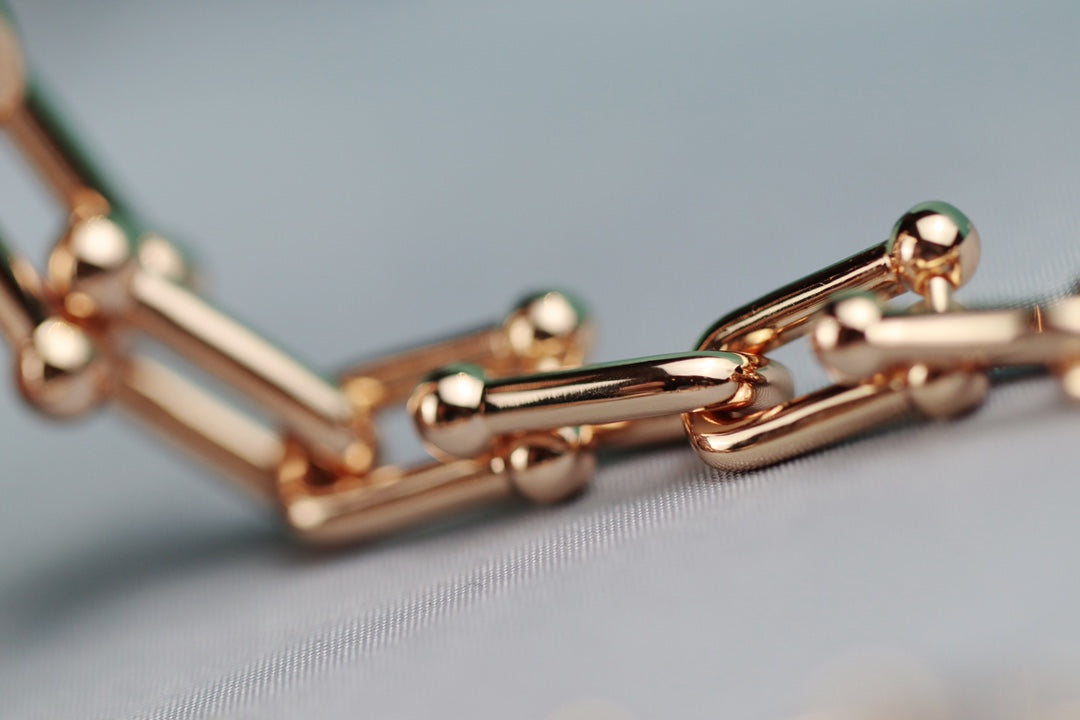 [Hevara Jewelry]HARDWEAR LINK GOLD NECKLACE