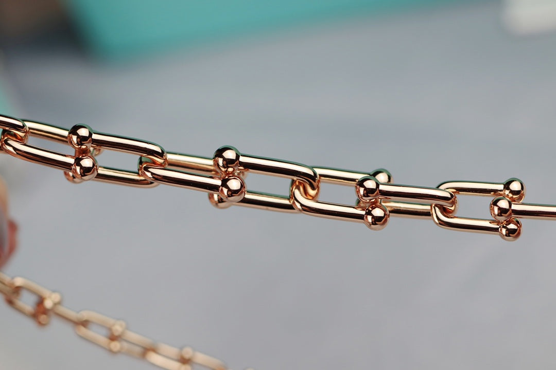[Hevara Jewelry]HARDWEAR LINK GOLD NECKLACE
