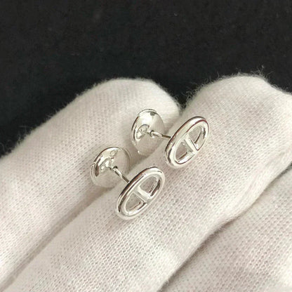 [⭐Hevara Jewelry]CHAINE SMALL EARRINGS GOLD AND SILVER