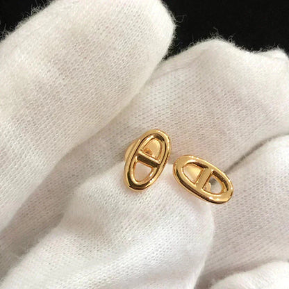 [⭐Hevara Jewelry]CHAINE SMALL EARRINGS GOLD AND SILVER
