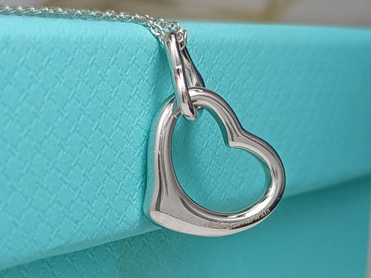 [Hevara Jewelry]DOUBLE HEART SILVER NECKLACE