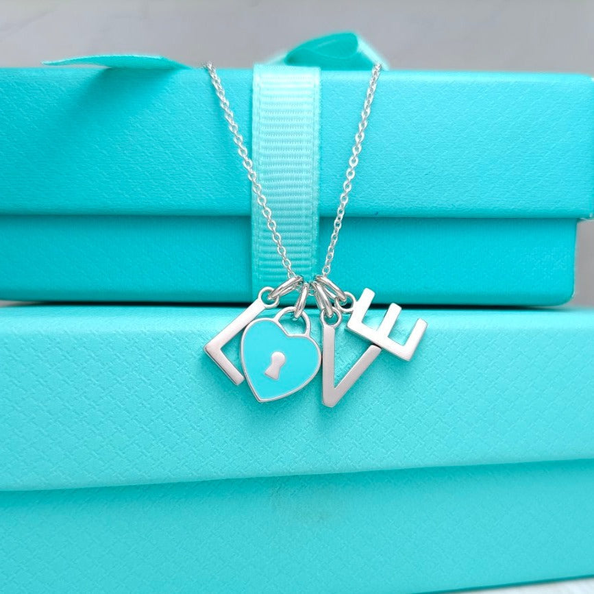 [Hevara Jewelry]LOVE TEXT PEDANT NECKLACE
