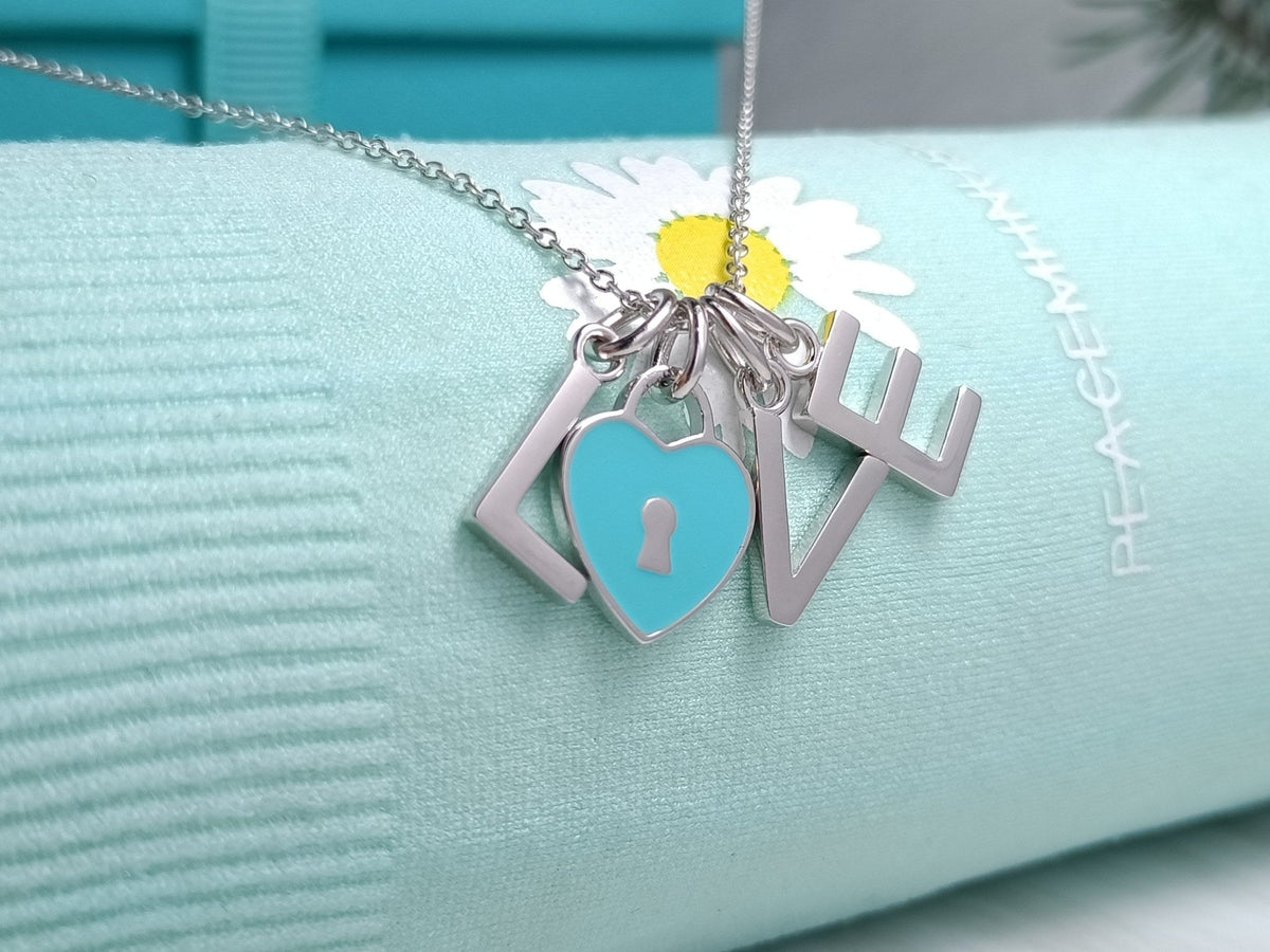 [Hevara Jewelry]LOVE TEXT PEDANT NECKLACE